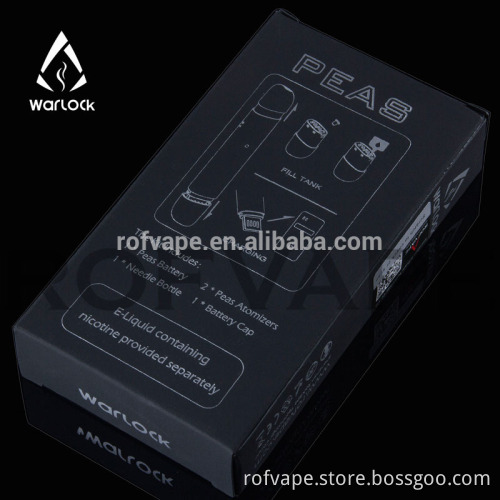 Rofvape Warlock Peas Kit with 1.8ml Refillable Pod and 400mAh free vape pen starter kit sample
